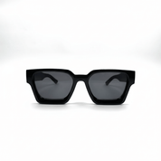 Urban Edge Rectangular Sunglasses - Black